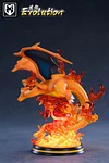 Evolution of Charizard with LED - Pokemon Resin Statue - MFC Studios