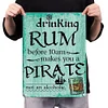 Drink Rum - Vintage Metal Signs - 20*30cm/30*40cm - Warning
