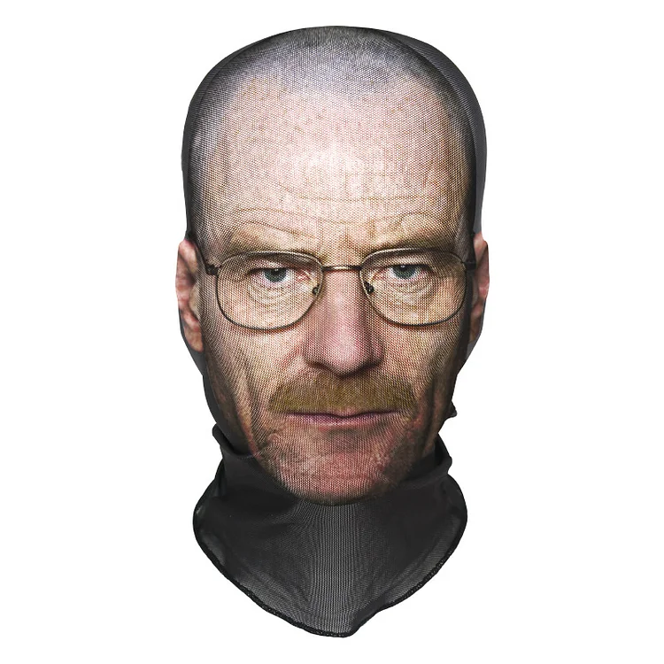 3D Spoof Face Simulation Headgear-Walter White