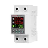 220V 40/63A Adjustable Over Under Voltage Protective Relay Din Rail Energy Meter