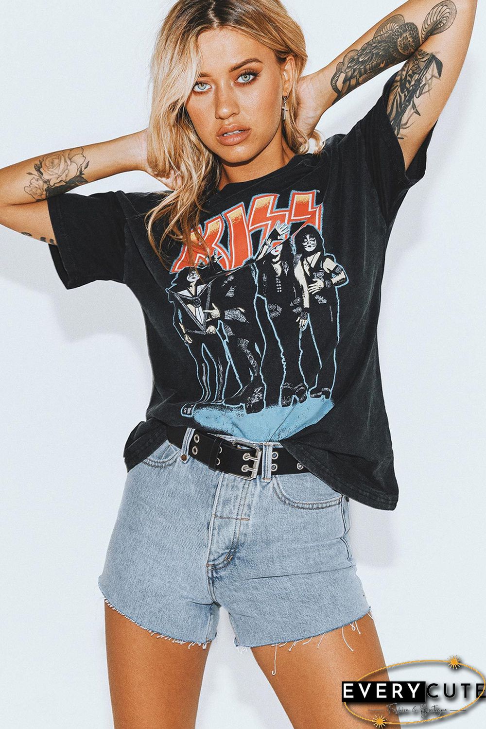 KISS END OF THE ROAD Tee