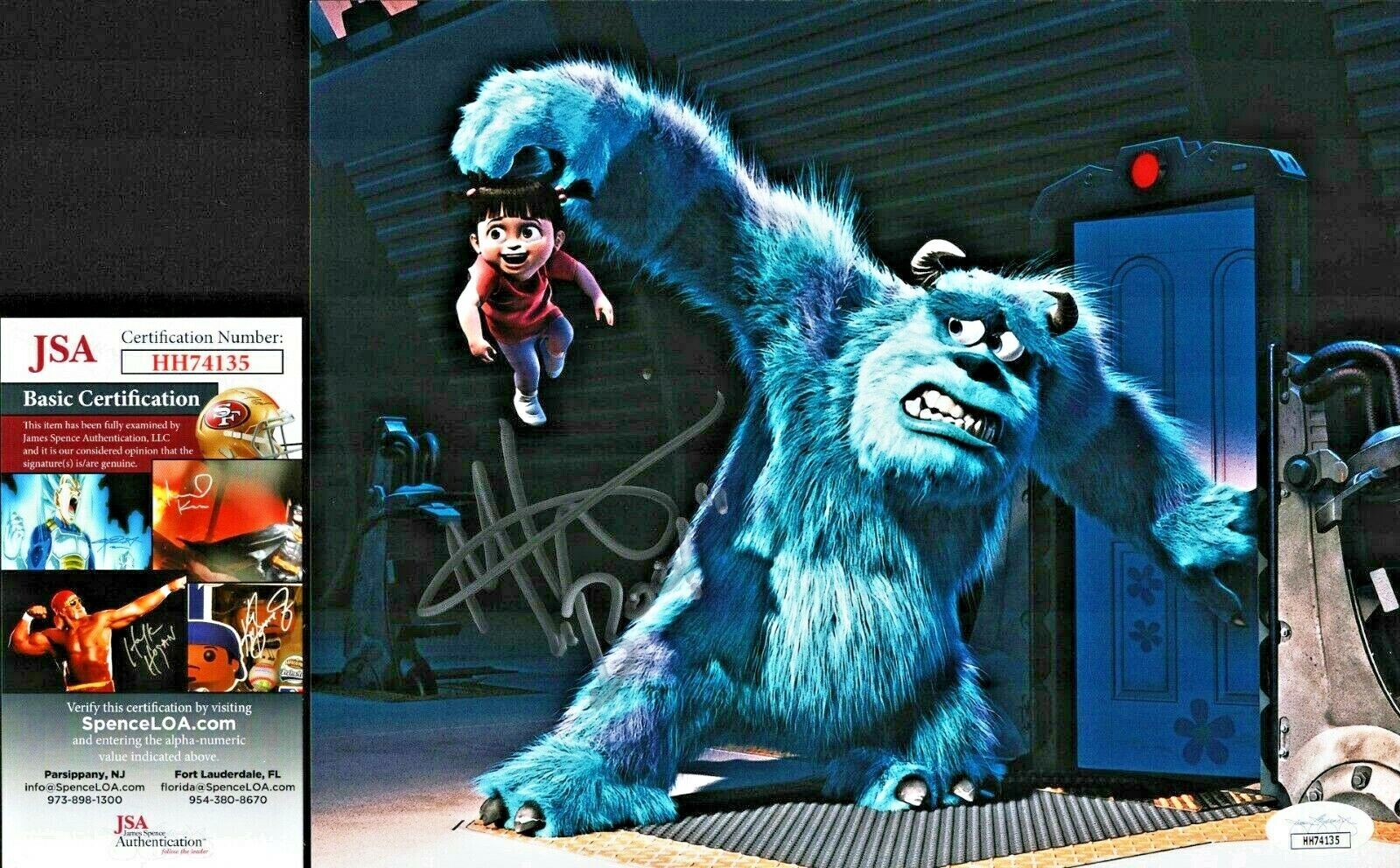 Mary Gibbs Monsters Inc Signed Autographed 8x10 Photo Poster painting JSA Certified COA