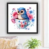 Diamond Painting -DIY Round Drill Owl