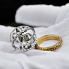 Astronomical Sphere Transformable Couple Rings (Transforms into an Astronomical Sphere Pendant)