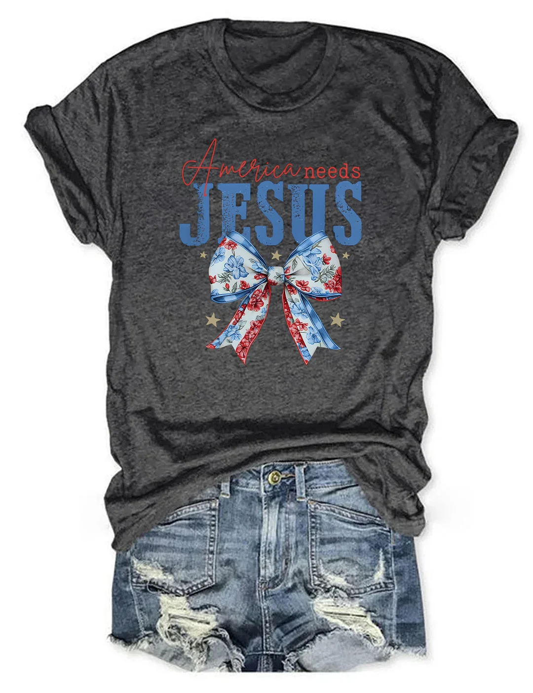America Needs Jesus T-shirt