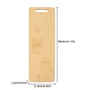 2Pcs Bamboo Tea Serving Tray Portable Cutting Board & Storage Bag for IGT Table
