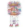 Double Sided Colorful Pattern 5D DIY Crystal Rhinestone Wind Bell Suncatcher Hanging Kits