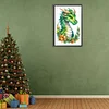 (40*60cm)Dinosaur on a Garland -  Full Round Drill Diamond Painting