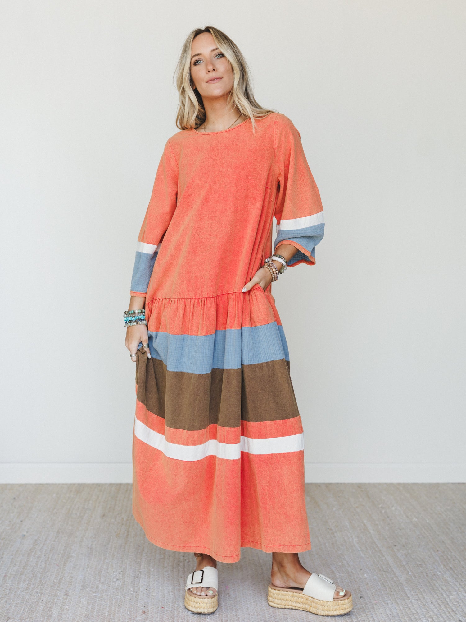 Savanna Maxi Dress - Rust