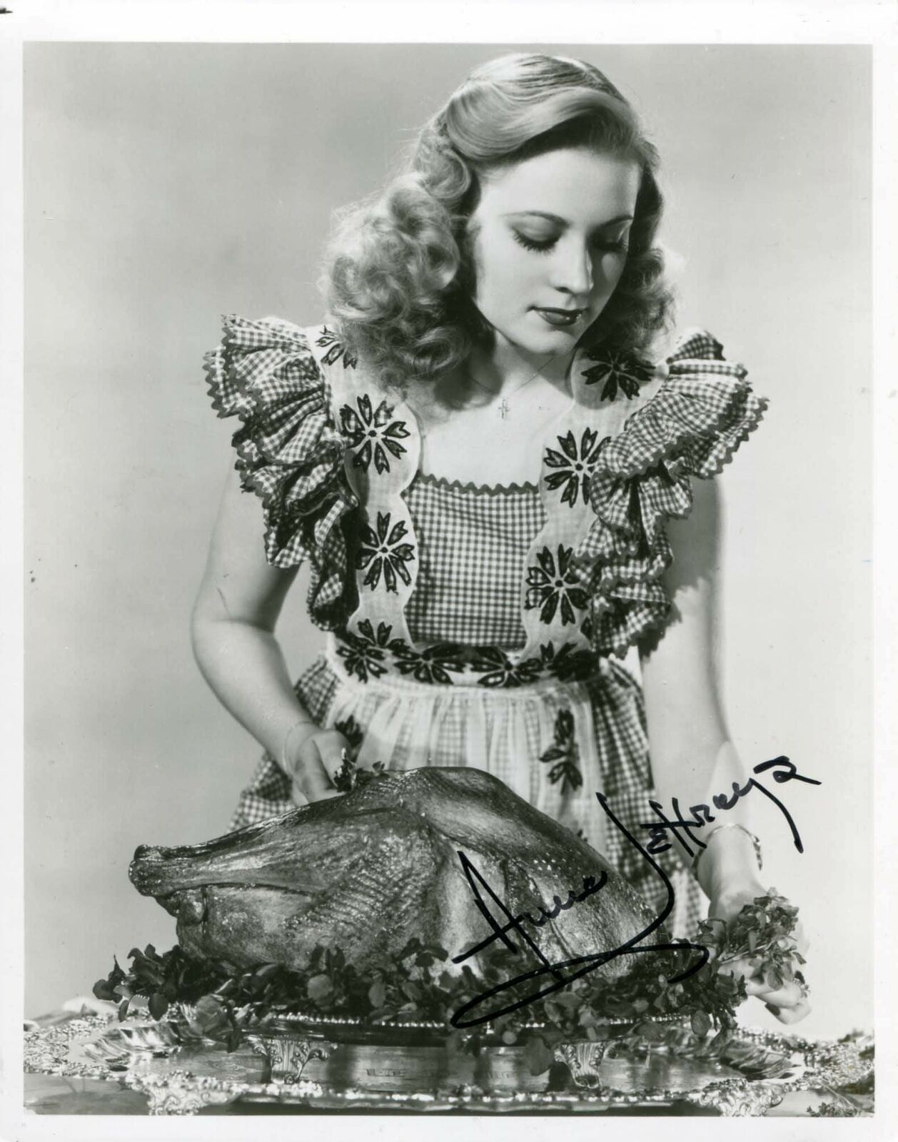 ACTRESS Anne Jeffreys autograph, signed Photo Poster painting