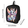 Einhorn schwarzer Rucksack - 5d DIY Basteltasche