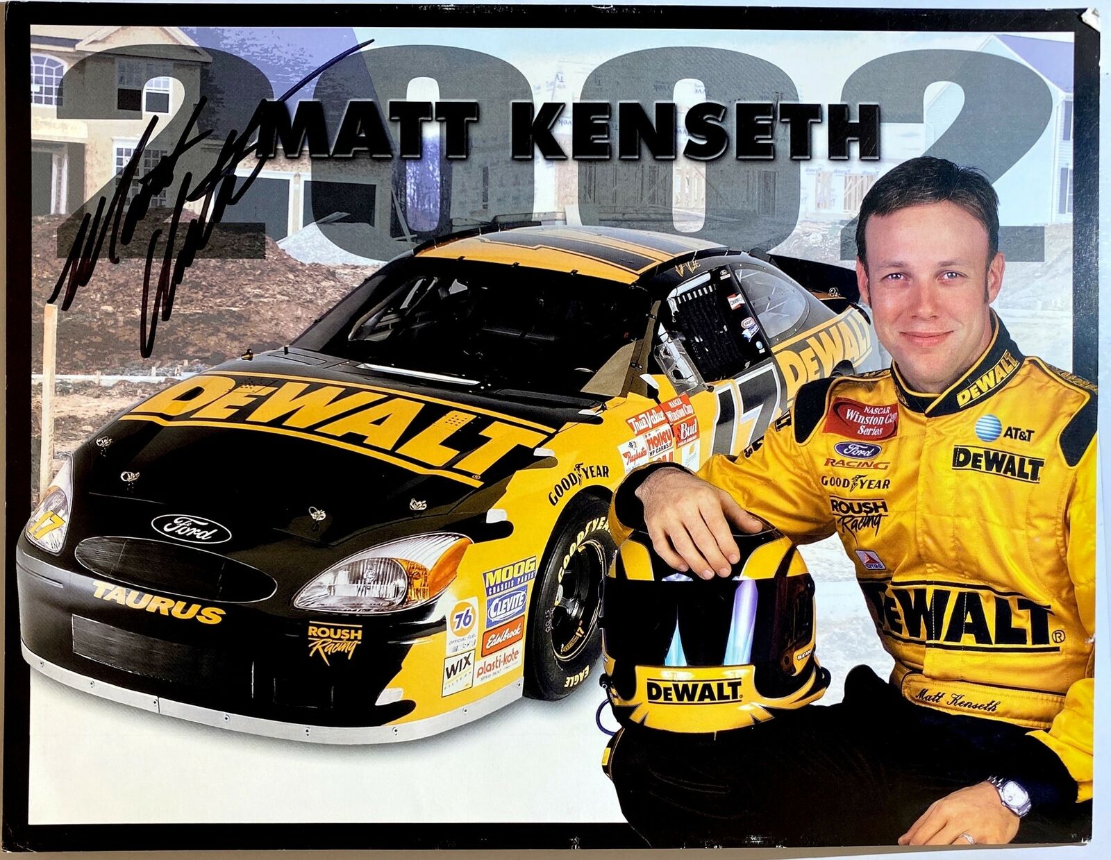 Matt Kenseth Signed 8.5x11 Photo Poster painting NASCAR Stock Car Racing Autograph Auto