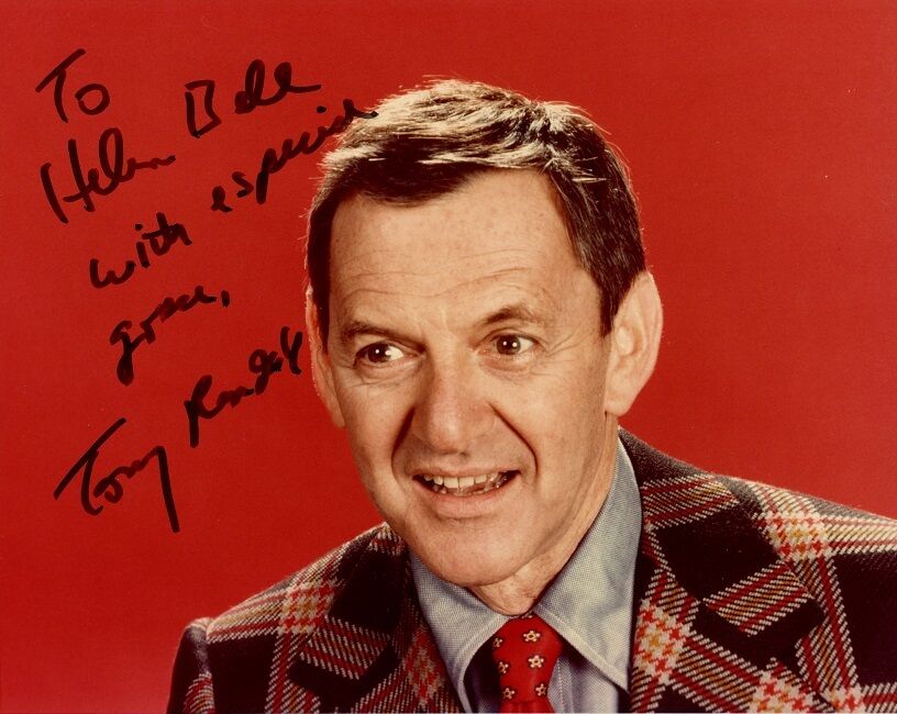 TONY RANDALL Signed Photo Poster painting - ODD COUPLE