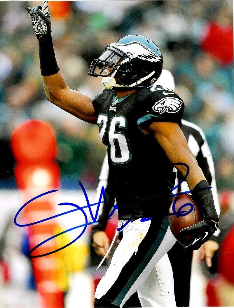 Autographed CARY WILLIAMS Philadelphia Eagles 8x10 Photo Poster painting w/ COA