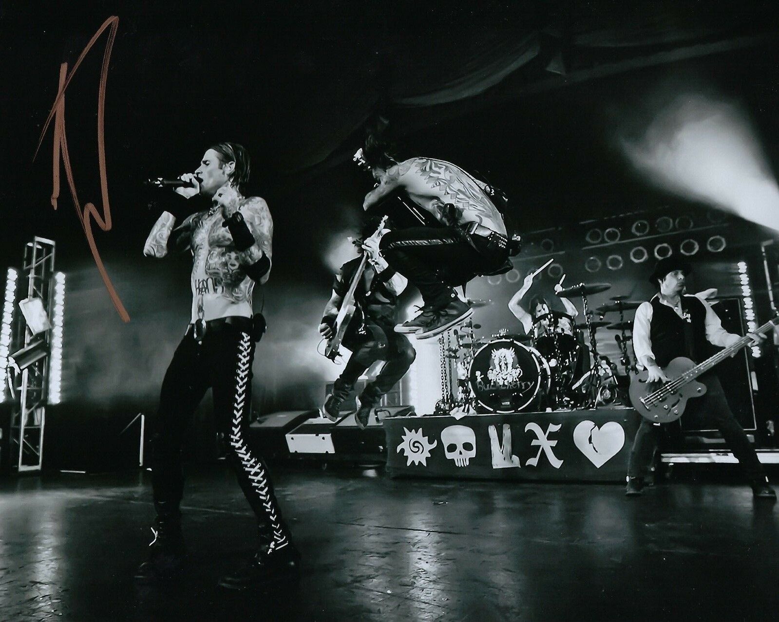 GFA Buckcherry * JOSH TODD * Signed Autograph 8x10 Photo Poster painting PROOF J8 COA