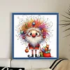 Furry Santa Claus-14CT Counted Cross Stitch 40*40cm/15.75*15.75in