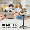 Multifunctional Magnetic Selfie Stick, 360° Rotating, Retractable, Foldable Phone Holder
