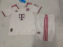 24/25 Bayern Munich Third Away Kids Kit Football jersey Thai Quality