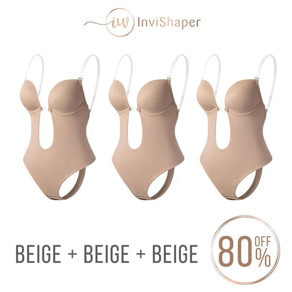 InviShaper Plunge Backless Body Shaper Bra