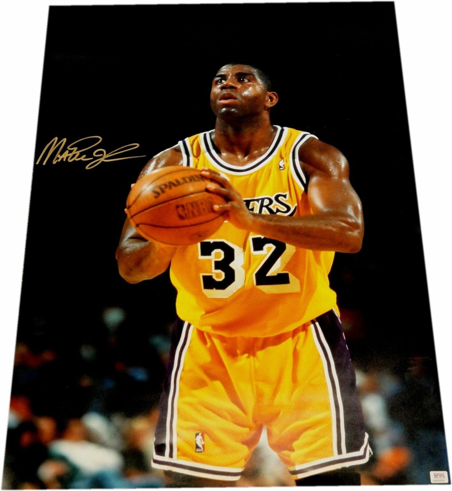 Magic Johnson Hand Signed Autographed 20x30 Photo Poster painting Los Angeles Lakers  Throw