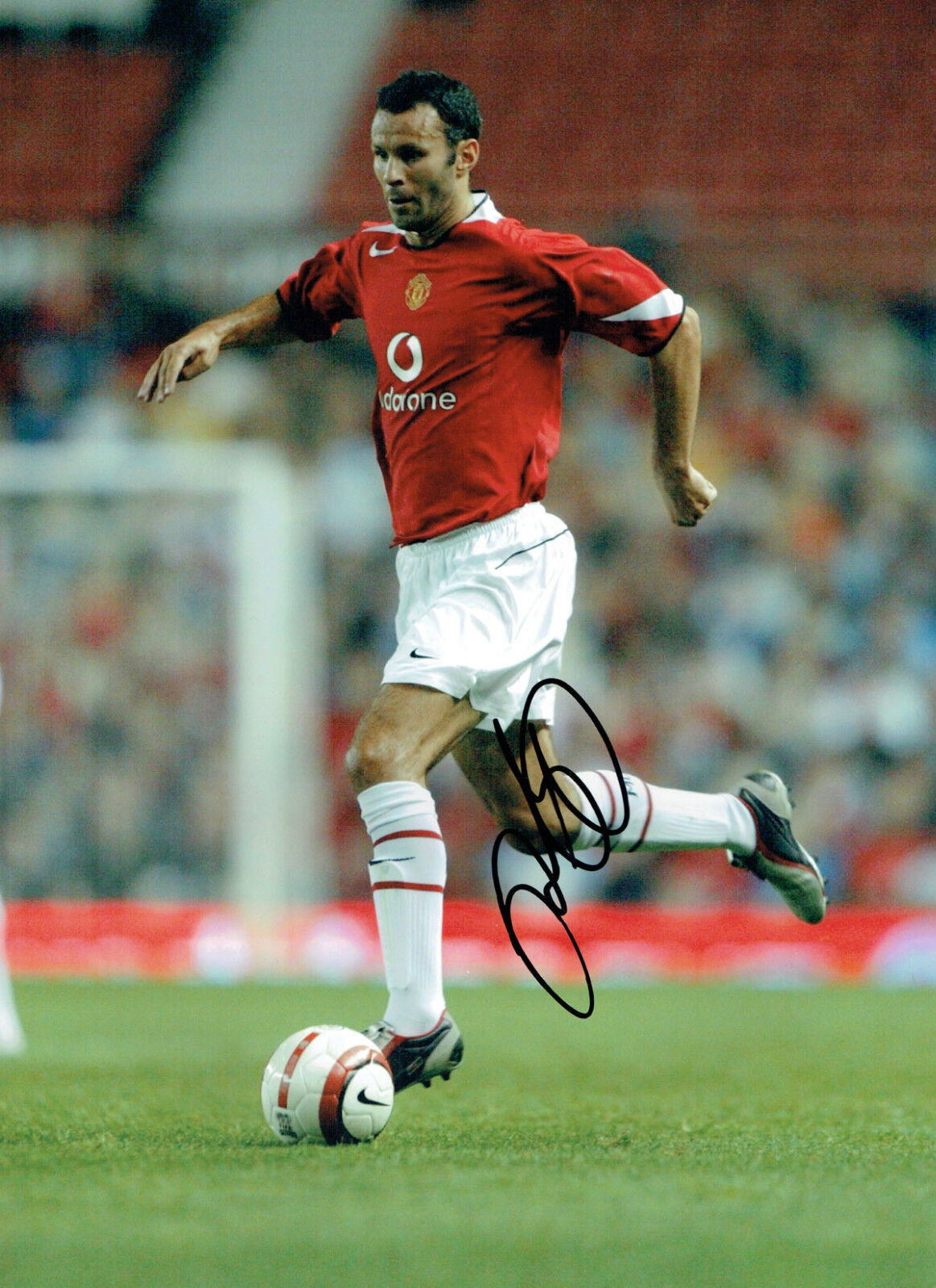 Ryan GIGGS Signed Autograph 16x12 Man United Football RARE Photo Poster painting AFTAL COA