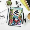 Weihnachtspinguin - 5d DIY Basteln Notizbuch
