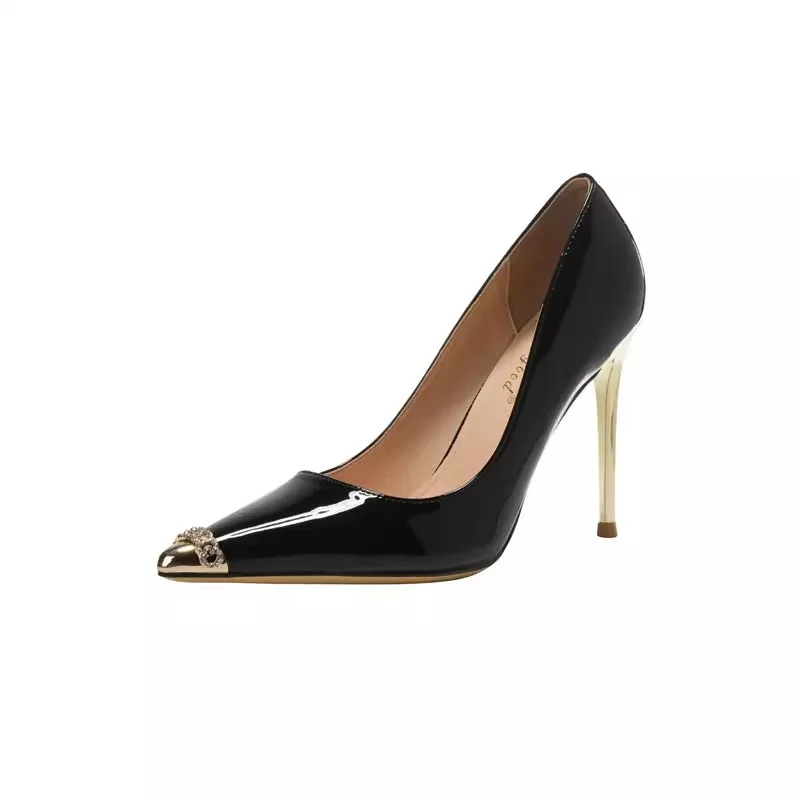 Breakj Breakj Black High-Heeled Women 2025 New Spring And Autumn Sexy Pointy Design Sense Of Niche Temperament