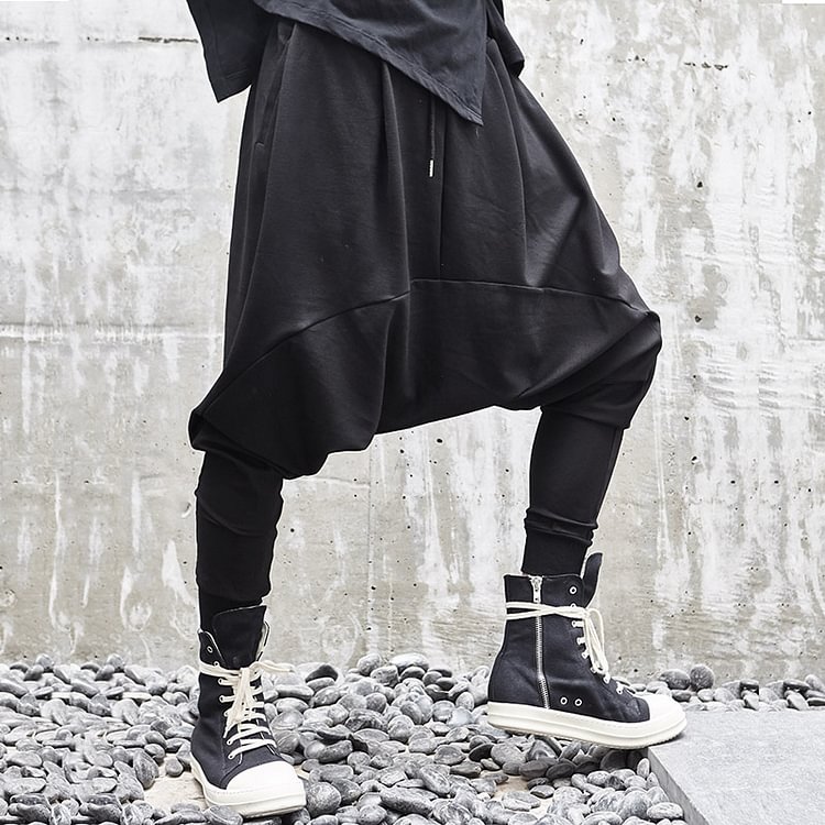 Dawfashion-Original Design New Style Yohji Yamamoto Yohji Dark Japanese Loose Men's Casual Pants-Yamamoto Diablo Clothing