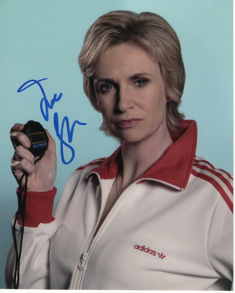 JANE LYNCH SIGNED AUTOGRAPHED 8X10 Photo Poster painting - WRECK-IT RALPH, GLEE, ROLE MODELS B