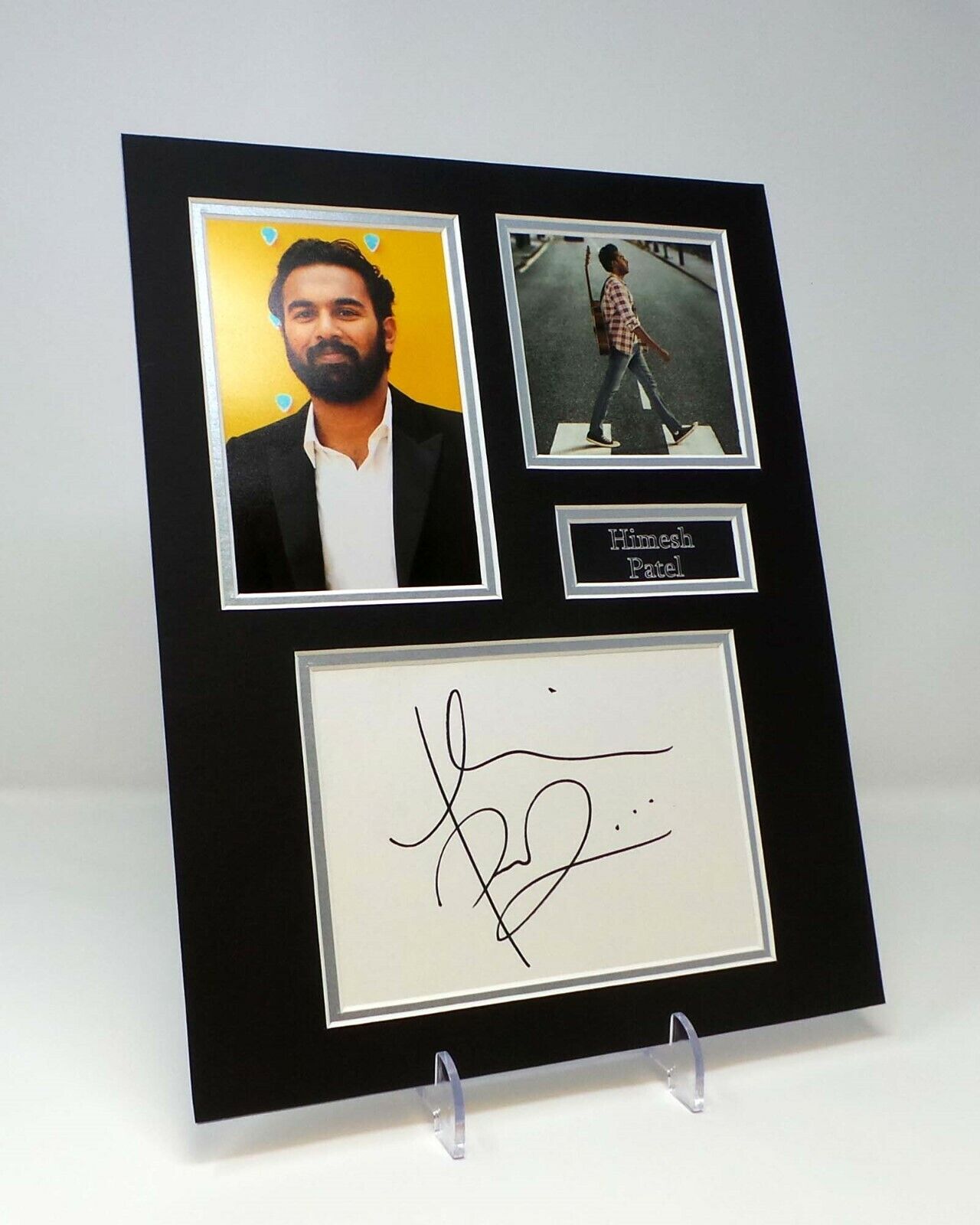 Himesh PATEL English Actor Signed Mounted Photo Poster painting Display AFTAL COA