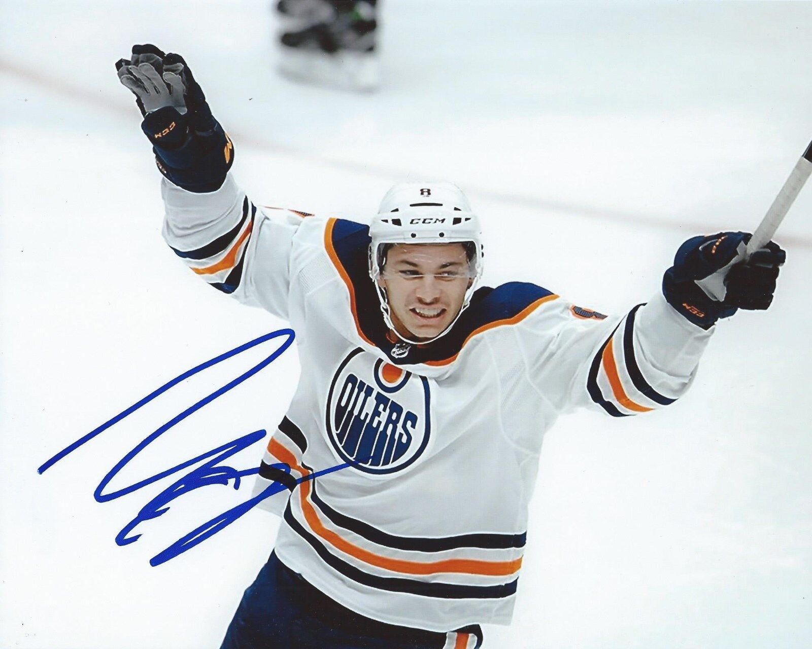 Ty Rattie Signed 8x10 Photo Poster painting Edmonton Oilers Autographed COA B