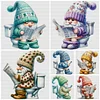 (Multi-Style) Goblin Goes To Toilet-18CT Stamped Cross Stitch 25*25cm/9.84*9.84in