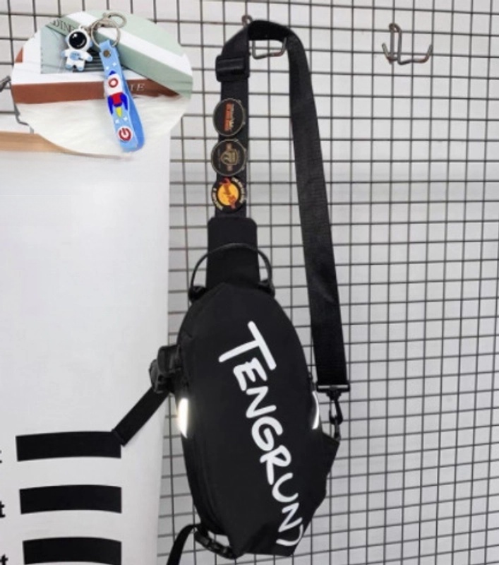 Unisex Streetwear Letter Nylon Waist Bags