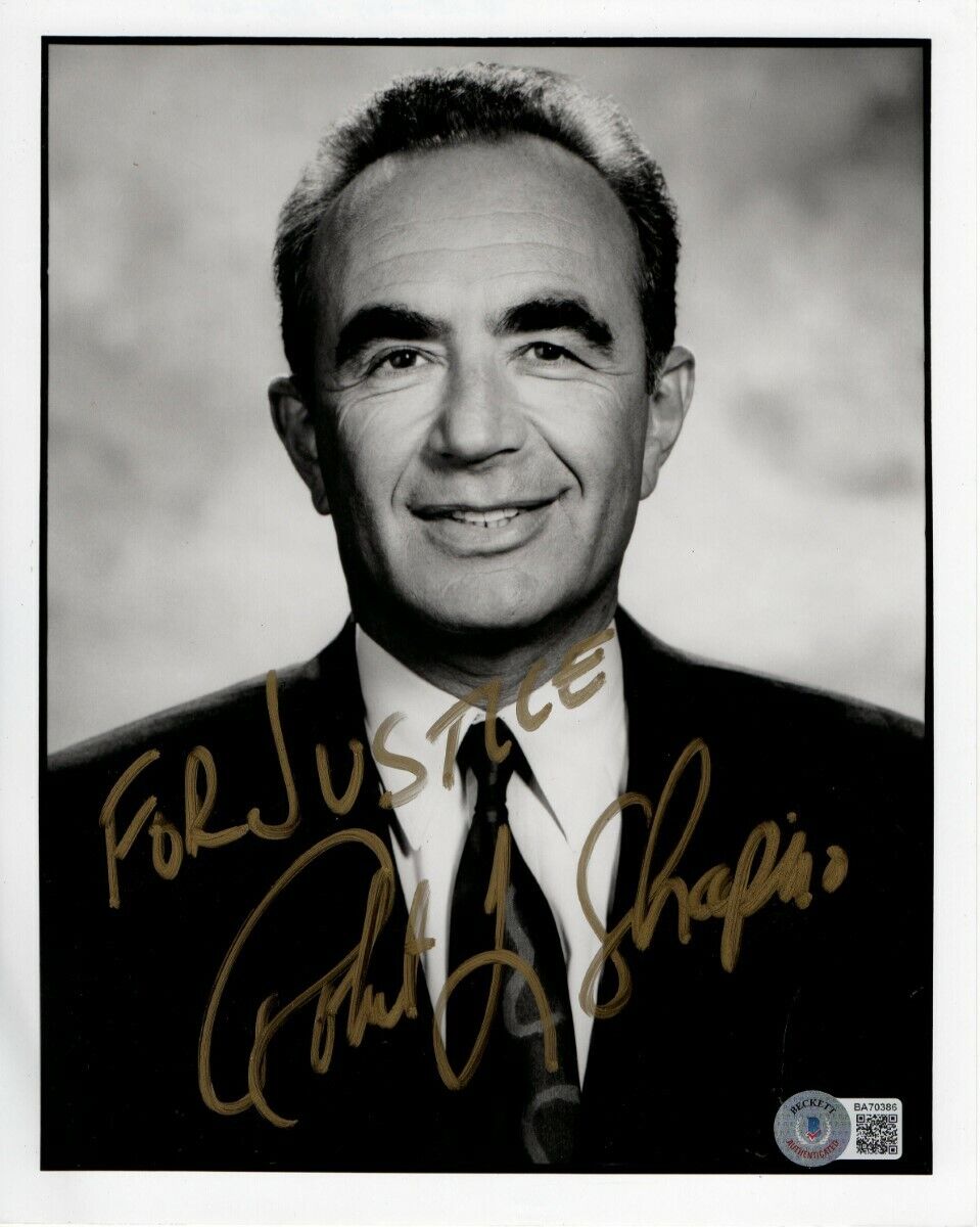 Robert Shapiro Signed Autographed 8X10 Photo Poster painting Legendary Attorney BAS BA70386