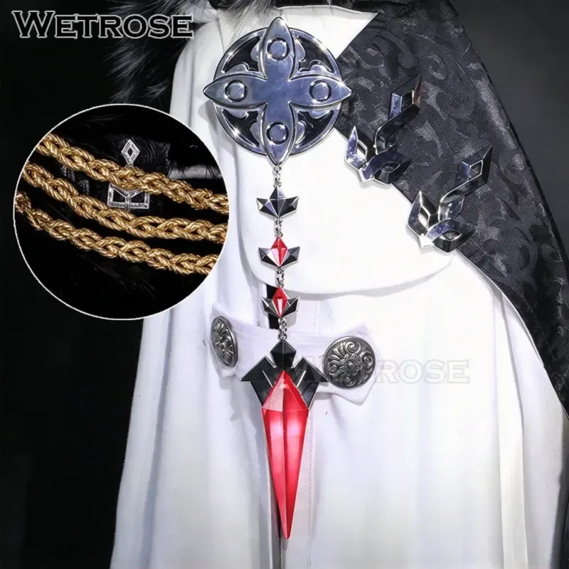 [Wetrose] Pre-Order Genshin Impact Eleven Fatui Harbingers Cape Badge Accessory Game Outfit Cosplay Costume