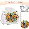 (24cm)Diamond Art Tissue Box Cover DIY PU Desktop(SweetBees and Flowers)