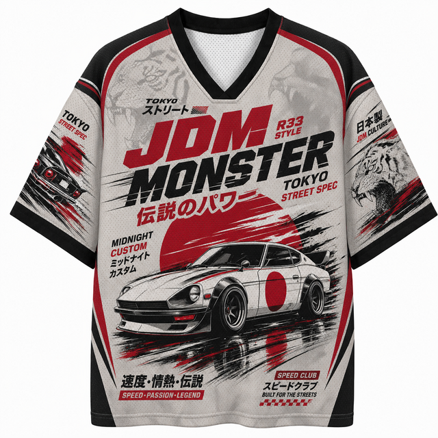 Techwear JDM Moto 07 Short Sleeve Jersey