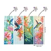 4Pcs DIY Hummingbird Diamond Painting Bookmarks