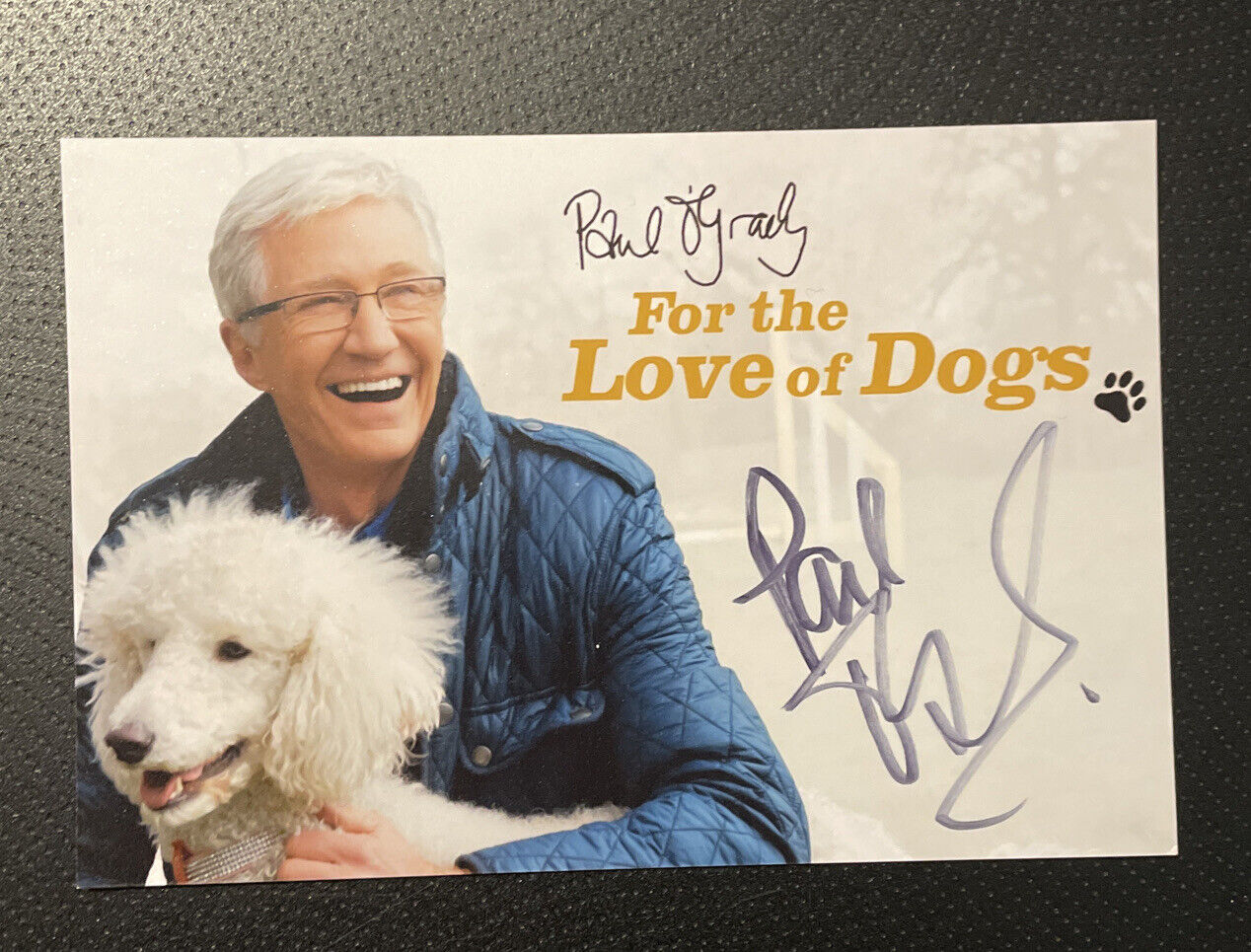 PAUL O'GRADY Hand SIGNED 6X4 Photo Poster painting TV AUTOGRAPH PRESENTER DJ For The Love Of Dog