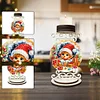 DIY Christmas Elf Wooden Special Shaped Diamond Painting Candle Holder