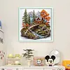 Four Seasons Scenery Autumn-11CT Stamped Cross Stitch 50*50cm/19.69*19.69in tapestrymarket