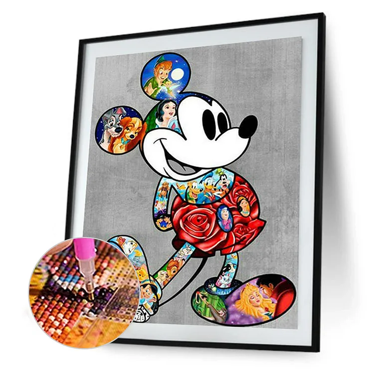 Full Round Drill Diamond Painting Happy Mouse 30*30cm – Jules