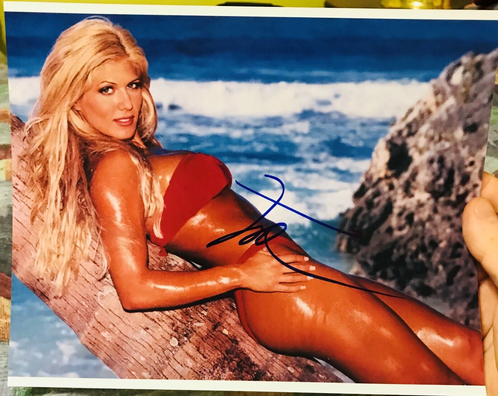 Torrie Wilson WWE WCW autographed Photo Poster painting signed 8X10 #3 wrestler wrestling