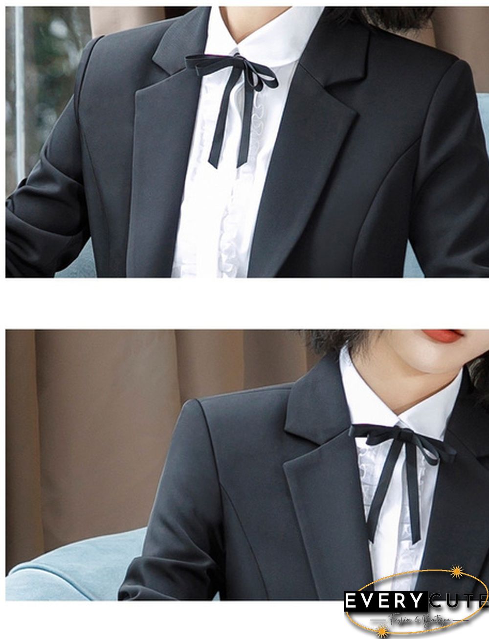 S-4Xl New Fashion 2 Piece Set Women Pantsuits Slim Work Wear Office Ladies Long Sleeve Blazer And Pants Outfits Pant Suits