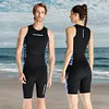 2mm Neoprene Sleeveless Vest/Shorts Women Wet Suit Top & Shorts for Surfing Cold