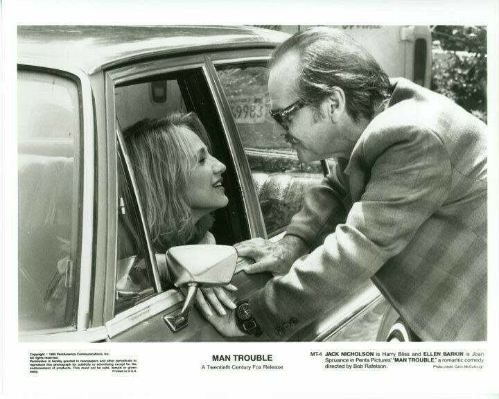 Ellen Barkin Jack Nicholson Man Trouble Original Press 8X10 Photo Poster painting