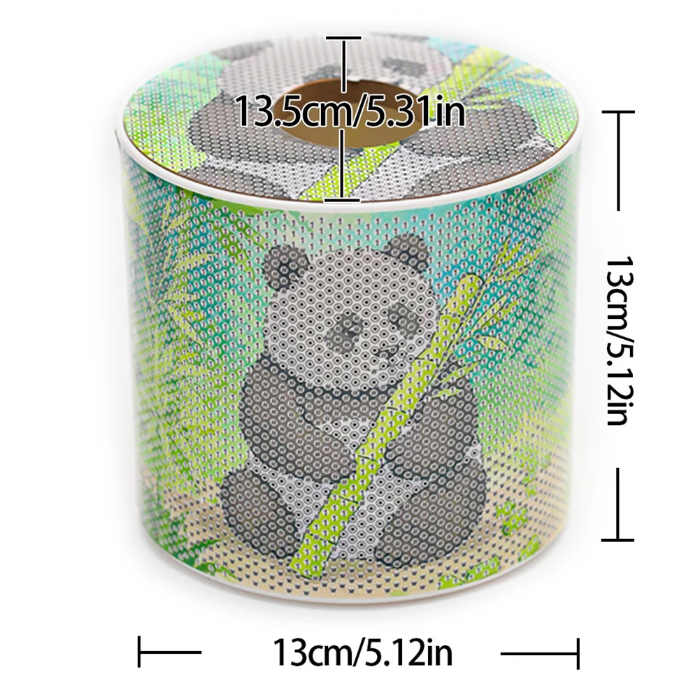 Bamboo DIY Diamond Painting Handmade Tissue Holder Rhinestones Decor Tissue Box