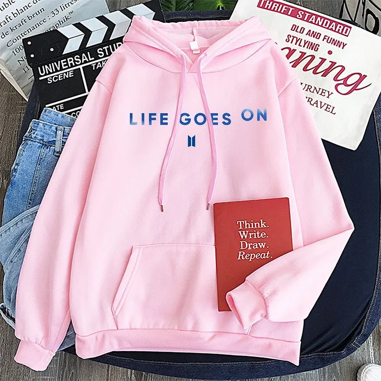 BE Album Life Goes On Candy Color Hoodie