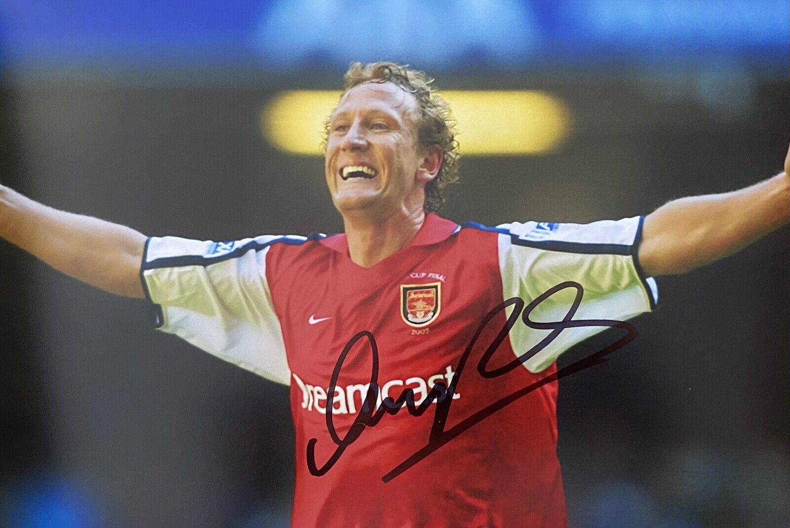 Ray Parlour Genuine Hand Signed Arsenal 12x8 Photo Poster painting 3