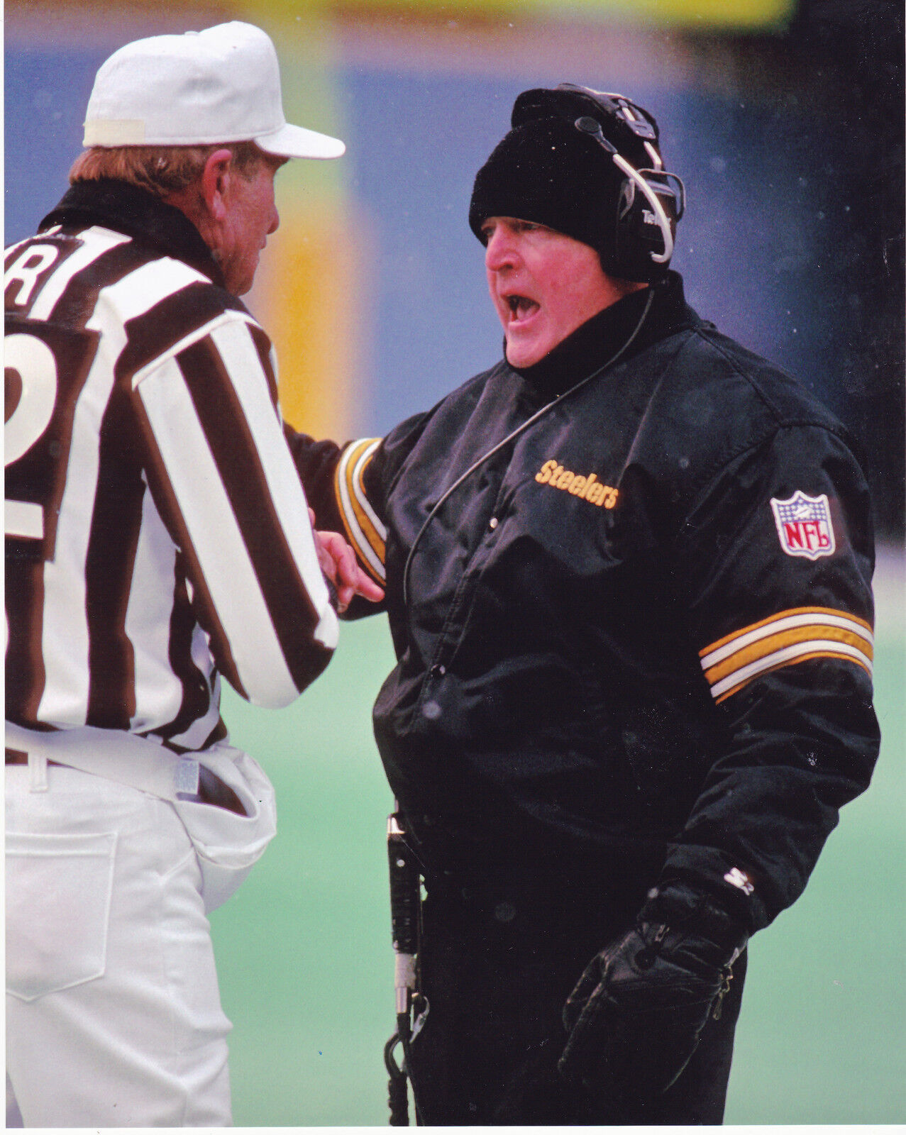 CHUCK NOLL PITTSBURGH STEELERS VINTAGE COLOR 8x10